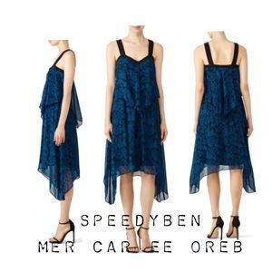 Derek Lam 10 Crosby Cami Midi Silk Dress